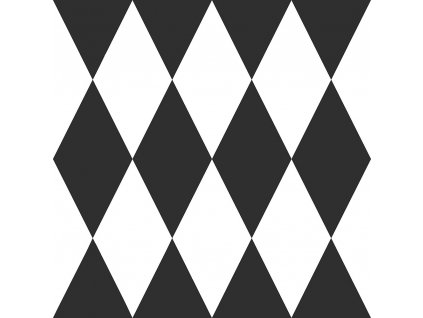Geometrická vliesová tapeta - bílé a černé kosočtverce 347670, Precious, Origin, velikost 0,53 x 10,05 m