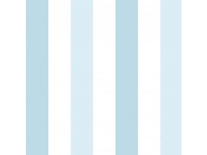 Modrobílá papírová tapeta s pruhy, proužky 461-1, Pippo, ICH Wallcoverings, velikost 0,53 x 10,05 m