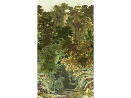 Vliesová obrazová tapeta Džungle A51801, 159 x 280 cm, One roll, one motif, Grandeco