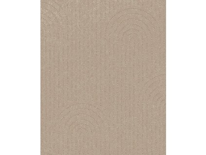 Béžová vliesová tapeta s geometrickým vzorem 312432, Artifact, Eijffinger, velikost 0,52 x 10 m