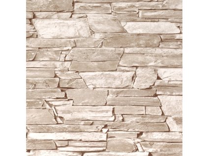 Vinylová omyvatelná tapeta Kameny, kamenná zeď 540103, Vavex 2020, velikost 0,53 x 10,05 m
