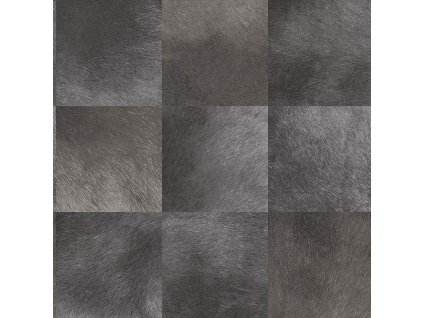 Vliesova tapeta, čtvercový vzor imitace šedé kožešiny 347327, Luxury Skins, Origin, velikost 0,53 x 10,05 m