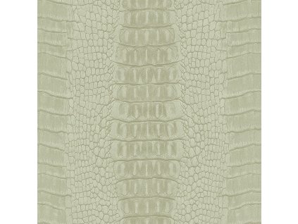 Béžová vliesová tapeta, imitace krokodýlí kůže 347771, Luxury Skins, Origin, velikost 0,53 x 10,05 m