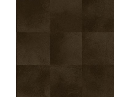 Vliesová tapeta hnědá, čtvercový vzor imitace kožešiny 347798, Luxury Skins, Origin, velikost 0,53 x 10,05 m