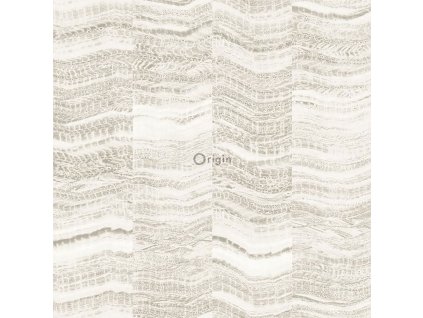 Šedobéžová vliesová tapeta, vzor mramorový obklad 337245, Matières - Stone, Origin, velikost 0,53 x 10,05 m