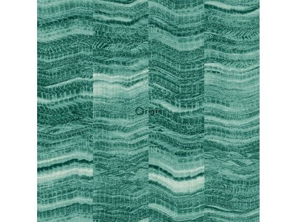 Vliesová tapeta na zeď, vzor zelený mramorový obklad 337248, Matières - Stone, Origin, velikost 0,53 x 10,05 m