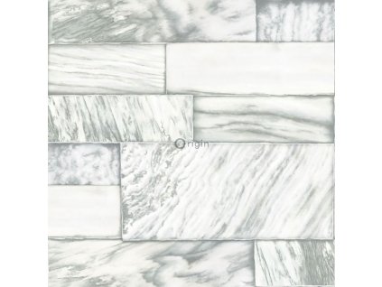 Vliesová tapeta, imitace šedého kamenného obkladu 337254, Matières - Stone, Origin, velikost 0,53 x 10,05 m