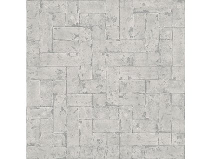 Vliesová tapeta na zeď šedá, imitace kamenného obkladu 347570, Matières - Stone, Origin, velikost 0,53 x 10,05 m