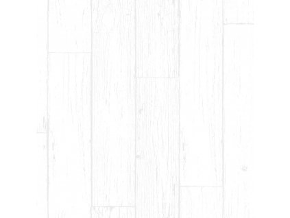 Vliesová tapeta na zeď, imitace bílého dřeva, palubek 347541, Matières - Wood, Origin, velikost 0,53 x 10,05 m