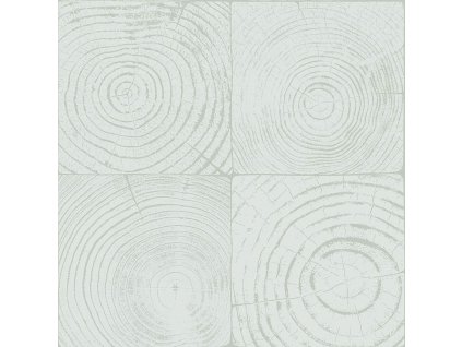 Světle tyrkysová vliesová tapeta, imitace dřeva s letokruhy 347545, Matières - Wood, Origin, velikost 0,53 x 10,05 m