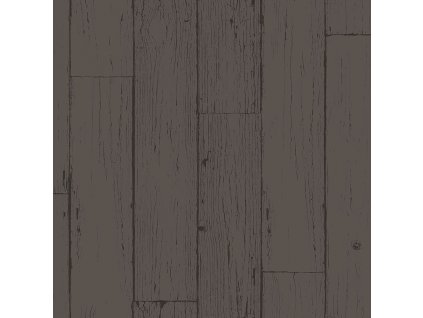 Metalická černostříbrná vliesová tapeta na zeď, imitace dřeva, palubek 347552, Matières - Wood, Origin, velikost 0,53 x 10,05 m