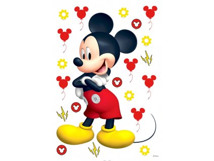 Dětská samolepka na zeď DK 1725, Disney, Mickey, AG Design, velikost 42,5 x 65 cm