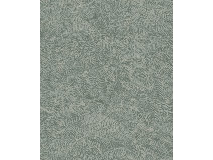 Zelená vliesová tapeta na zeď, větvičky, listy, M49814, Botanique, Ugepa, velikost 0,53 x 10,05 m