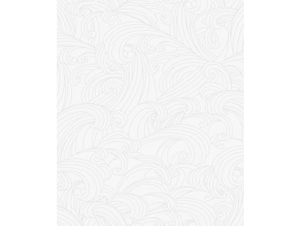 Bílá vliesová tapeta na zeď, mořské vlny, M62900, Elegance, Ugepa, velikost 0,53 x 10,05 m
