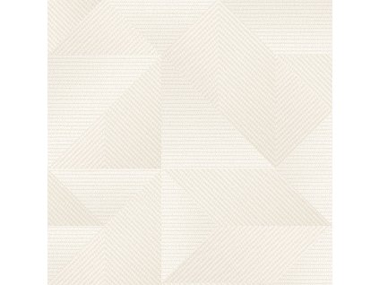 Luxusní bílá geometrická vliesová tapeta na zeď, TP422971, Exclusive Threads, Design ID, velikost 0,53 x 10 m
