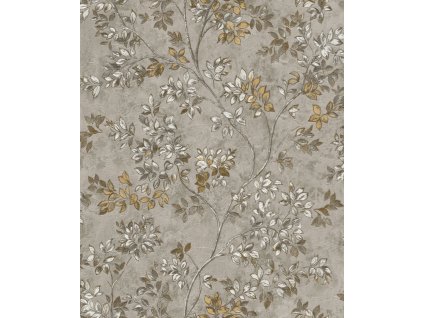 Luxusní vliesová tapeta s větvičkami, listy, Z21708, Tradizione Italiana, Zambaiti Parati, velikost 10,05 x 1,06 m
