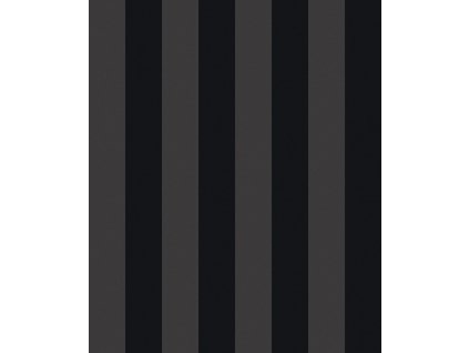 Černá vliesová tapeta na zeď, pruhy, OTH405, Othello, Zoom by Masureel, velikost 10,05 x 0,53 m