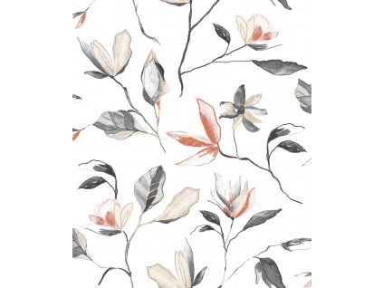 Vliesová květinová tapeta na zeď, ZEN007, Zen, Zoom by Masureel, velikost 10,05 x 0,53 m