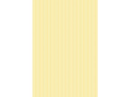 Žluto-bílá proužková vliesová tapeta na zeď,  118584, Joules, Graham&Brown, velikost 10 x 0,52 m