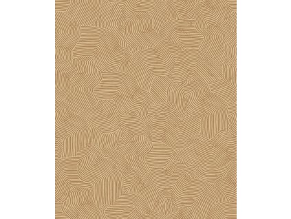 Hnědá geometrická vliesová tapeta na zeď, BA26091,  Brazil,  Decoprint, velikost 10,05 x 0,53 m