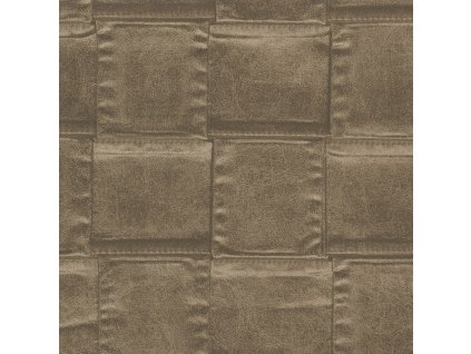 Luxusní vliesová tapeta na zeď imitace hnědé kůže 64806, Materea, Limonta, velikost 10 x 0,53 m