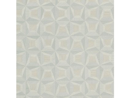 Modrá vliesová geometrická tapeta na zeď s vinylovým povrchem 31905, Textilia, Limonta, velikost 10 x 0,53 m