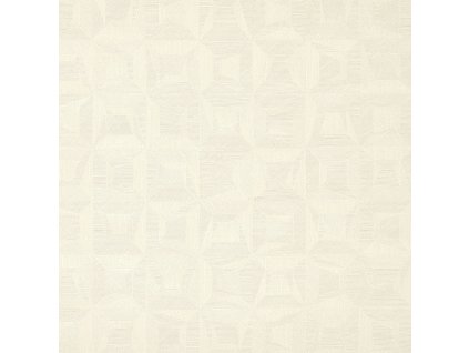 Bílá vliesová geometrická tapeta na zeď s vinylovým povrchem 31901, Textilia, Limonta, velikost 10 x 0,53 m
