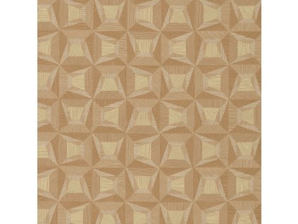 Oranžová vliesová geometrická tapeta na zeď s vinylovým povrchem 31908, Textilia, Limonta, velikost 10 x 0,53 m