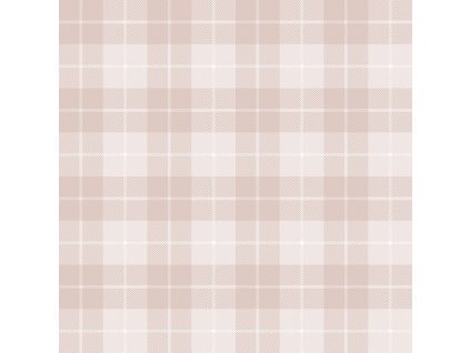 Růžová vliesová tapeta na zeď, imitace kárované látky, 14874, Happy, Parato, velikost 10,05 x 0,53 m