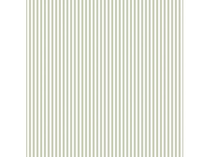 Zeleno-bílá vliesová tapeta na zeď, proužky, pruhy, 14865, Happy, Parato, velikost 10,05 x 0,53 m