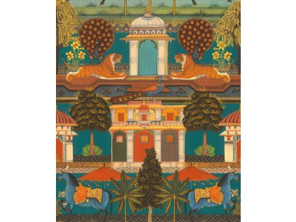 Vliesová tapeta na zeď Rasch 746211, Indian style, velikost 10,05 x 0,53 m