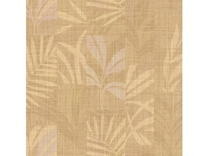 Luxusní hnědo-béžová vliesová tapeta s listy,  Z18922, Trussardi 7, Zambaiti Parati, velikost 0,7 x 10,05 m