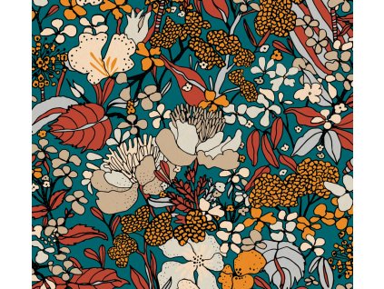 Vliesová tapeta na zeď A.S. Création Floral Impression 377562, velikost 10,05 x 0,53 m