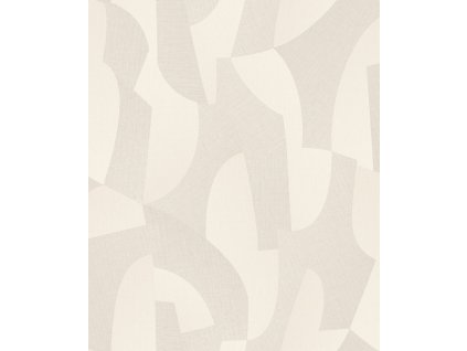 Béžová geometrická vliesová tapeta na zeď, AL26270, Allure, Decoprint, velikost 10,05 x 0,53 m