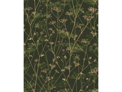 Zeleno-zlatá vliesová tapeta na zeď, luční trávy, 120385, Wiltshire Meadow, Clarissa Hulse, velikost 10 x 0,52 m