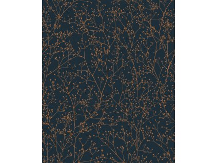 Modrá vliesová tapeta na zeď, květiny, 120381, Wiltshire Meadow, Clarissa Hulse, velikost 10 x 0,52 m