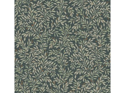 Zelená vliesová tapeta s větvičkami, listy, 120204, Next, velikost 10 x 0,52 m