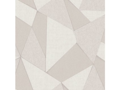 Béžová geometrická vliesová tapeta na zeď, Z77552, Savana, Zambaiti Parati, velikost 10,05 x 0,53 m