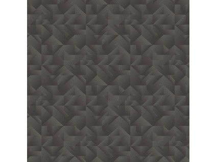 Luxusní černá geometrická vliesová tapeta na zeď, Z54537, Fuksas, Zambaiti Parati, velikost 10,05 x 0,7 m