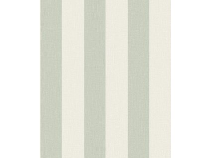 Světle-zelená vliesová tapeta na zeď s pruhy, imitace látky, AT4032, Atmosphere, Grandeco, velikost 10,05 x 0,53 m