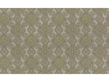Luxusní hnědo-zlatá vliesová tapeta s ornamenty, 86014, Valentin Yudashkin 5, Emiliana Parati, velikost 10,05 x 1,06 m