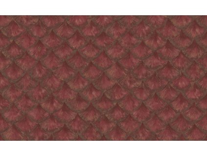 Luxusní vínovo-zlatá vliesová tapeta s geometrickým vzorem, 86094, Valentin Yudashkin 5, Emiliana Parati, velikost 10,05 x 1,06 m