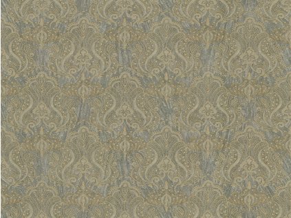 Luxusní šedivo-zlatá vliesová tapeta, zámecký ornamentální vzor, 86078, Valentin Yudashkin 5, Emiliana Parati, velikost 10,05 x 1,06 m