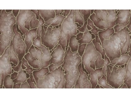 Luxusní vínovo-zlatá vliesová tapeta, imitace kamene, 86021, Valentin Yudashkin 5, Emiliana Parati, velikost 10,05 x 1,06 m