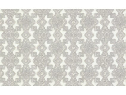 Luxusní béžovo-stříbrná vliesová tapeta s ornamenty, 86012, Valentin Yudashkin 5, Emiliana Parati, velikost 10,05 x 1,06 m