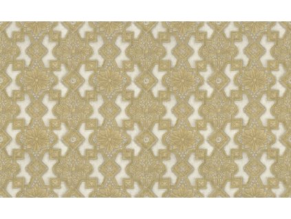 Luxusní zlato-krémová vliesová tapeta s ornamenty, 86006, Valentin Yudashkin 5, Emiliana Parati, velikost 10,05 x 1,06 m