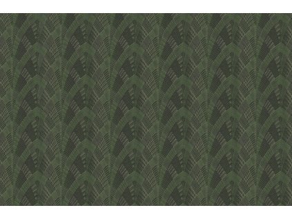 Luxusní zelená geometrická vliesová tapeta na zeď, GF62097, Gianfranco Ferre´Home N.3, Emiliana Parati, velikost 10,05 x 1,06 m