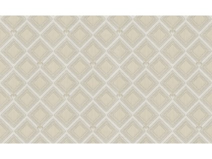 Luxusní bílo-zlatá geometrická vliesová tapeta na zeď, GF62067, Gianfranco Ferre´Home N.3, Emiliana Parati, velikost 10,05 x 1,06 m