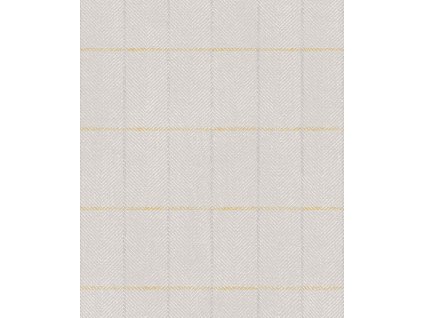 Šedá vliesová tapeta na zeď, imitace látky, ILA803, Aquila, Khroma by Masureel, velikost 10,05 x 0,53 m