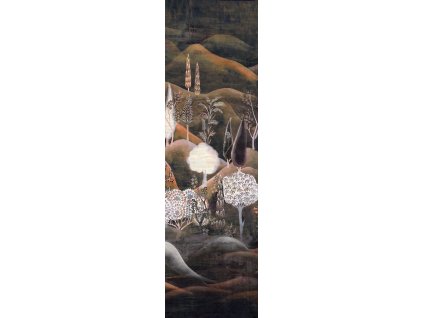 Vliesová obrazová tapeta s krajinou a stromy, DGSUM2033, Summer, Khroma by Masureel, velikost 0,87 x 3 m